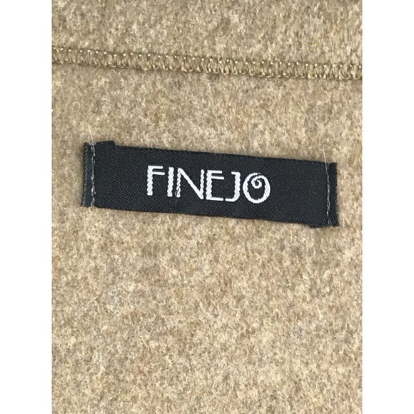 FineJo Womens Camel Open Front Drape Vest One Size - Picture 8 of 8